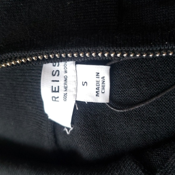 🖤BUY 2 GET 1 FREE  REISS BLACKHALL MERINO WOOL HALF ZIP FUNNEL NECK JUMPER - Picture 7 of 11